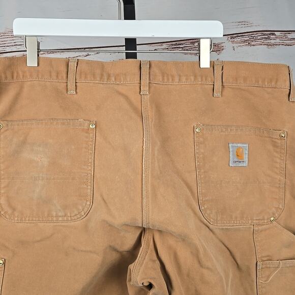 Vintage 80s 90s Carhartt Work Pants Stained Size 44 (tag) 42 x 30 (measurements) - Picture 5 of 7